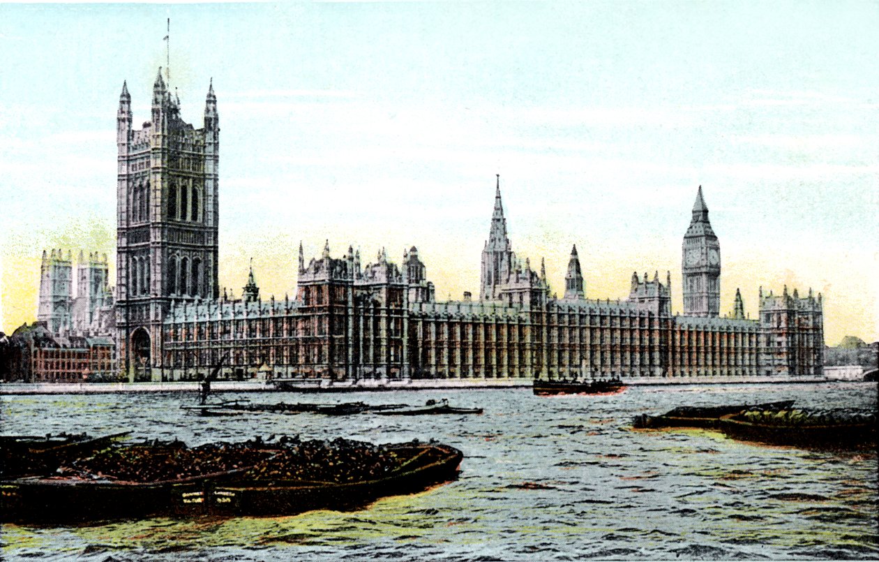 Houses of Parliament, Londen door Unbekannt