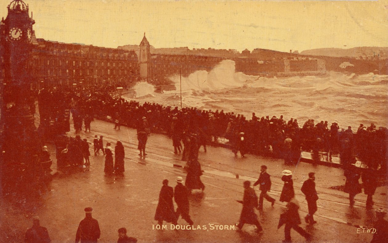 I.O.M. Douglas, storm, ca. 1913 door Unbekannt
