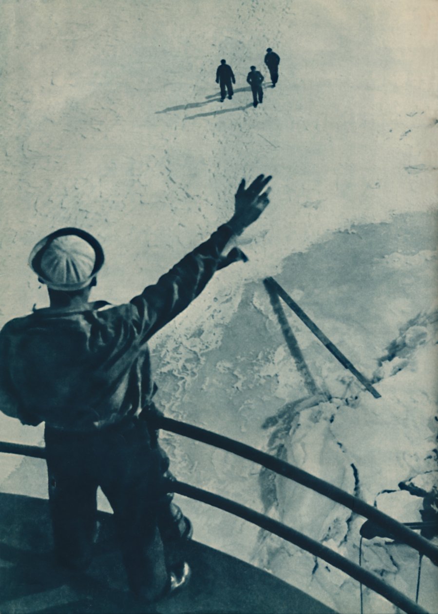 IJssbrug in de VS, 1936 door Unbekannt