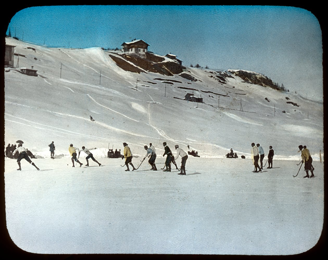 IJshockey, St. Moritz, Zwitserland door Unbekannt