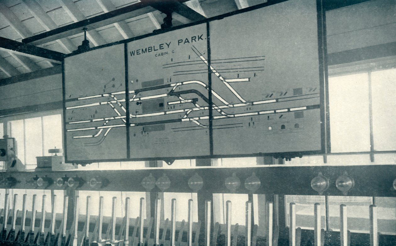 Verlicht diagram van signalen, 1922 door Unbekannt