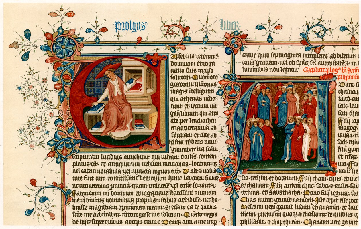 Verlichte beginletters, 1405-1415 door Unbekannt