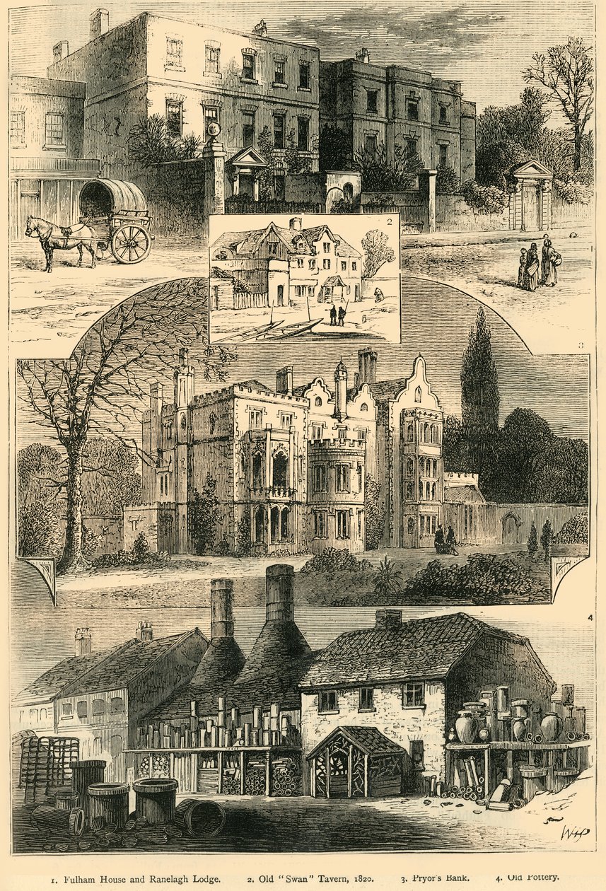 In en Uit Rond Fulham, c1878 door Unbekannt