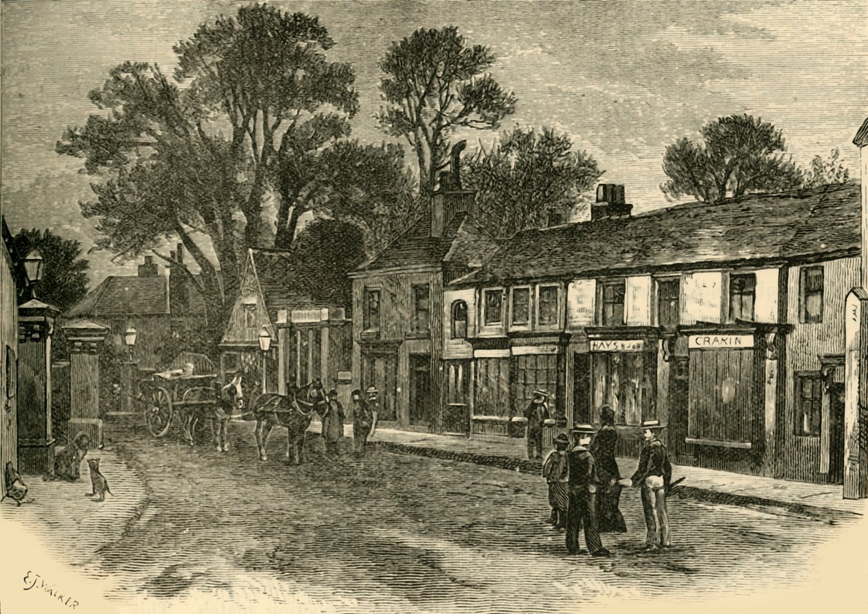 In de Hoofdstraat, 1898 door Unbekannt