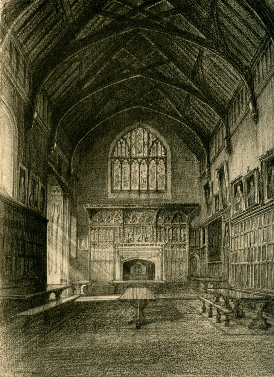 Interieur van de Hal, 1911 door Unbekannt