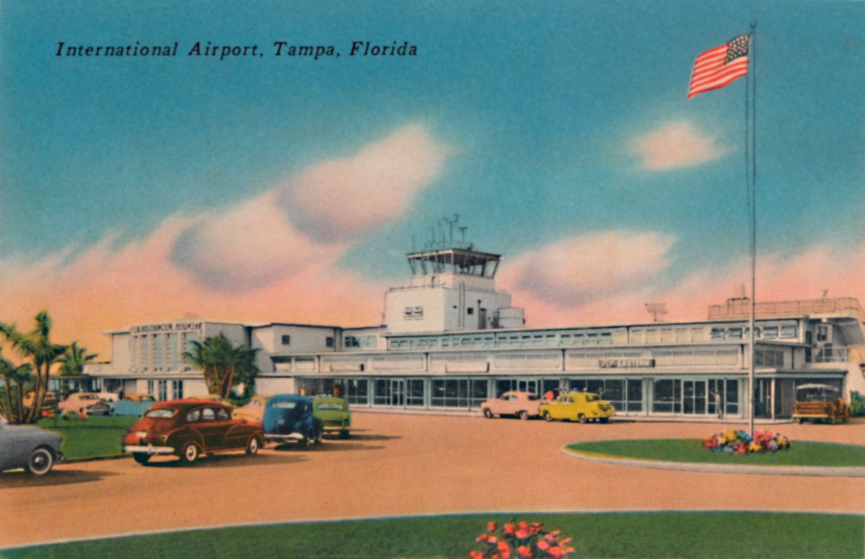Internationale Luchthaven, Tampa, Florida, ca. 1940s door Unbekannt