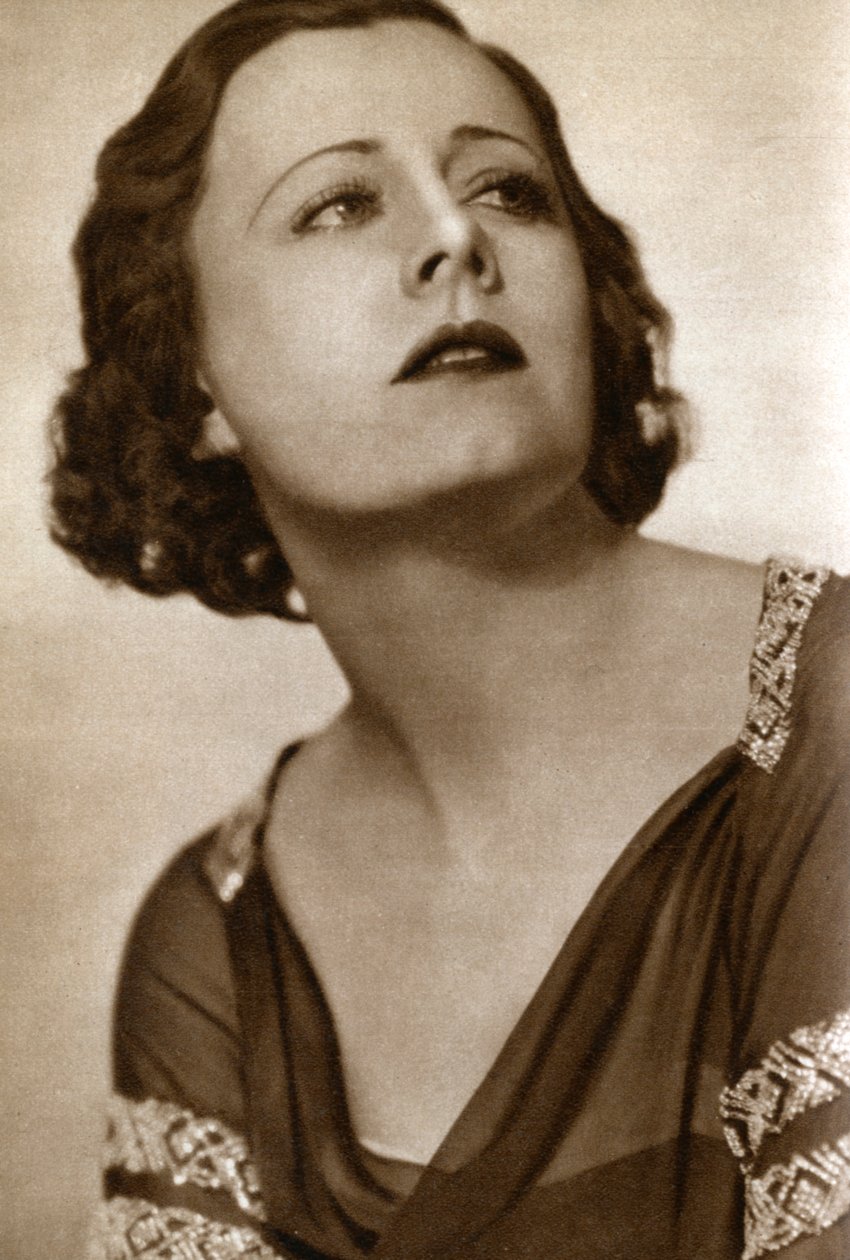 Irene Dunne, Amerikaanse actrice, 1933 door Unbekannt