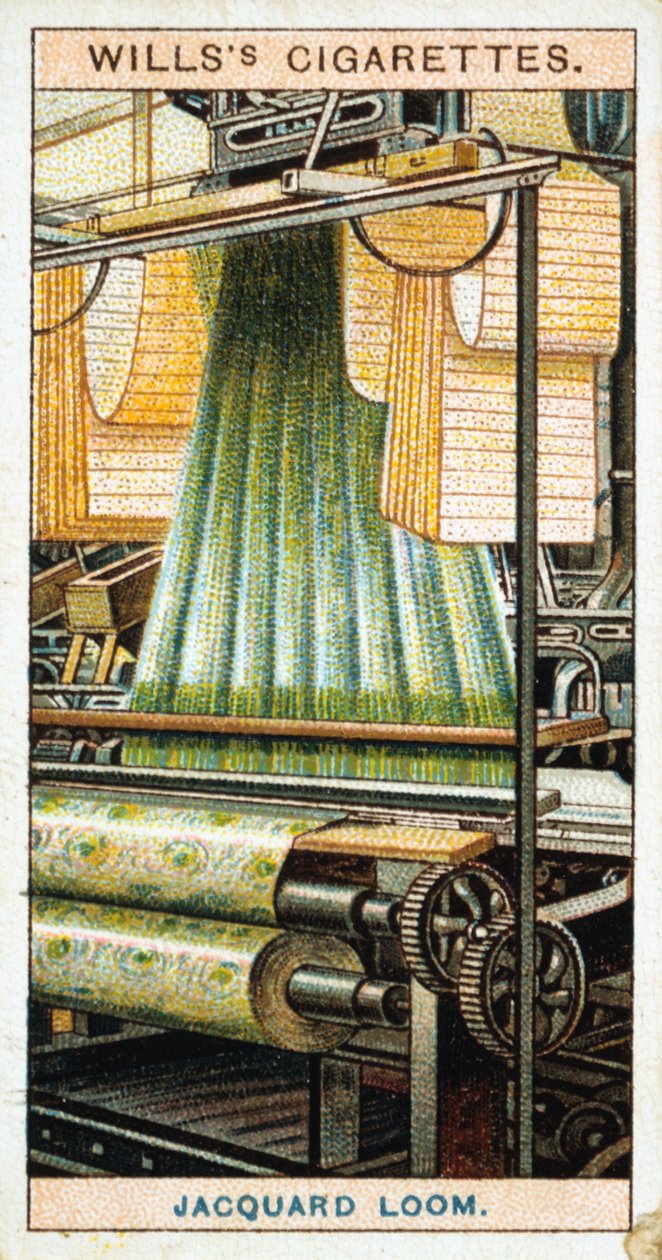 Jacquard weefgetouw door Unbekannt