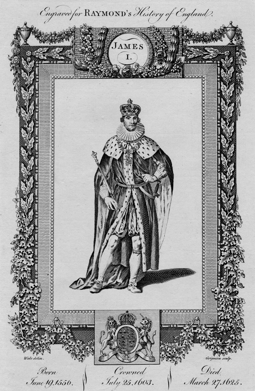 James I, ca. 1787 door Unbekannt