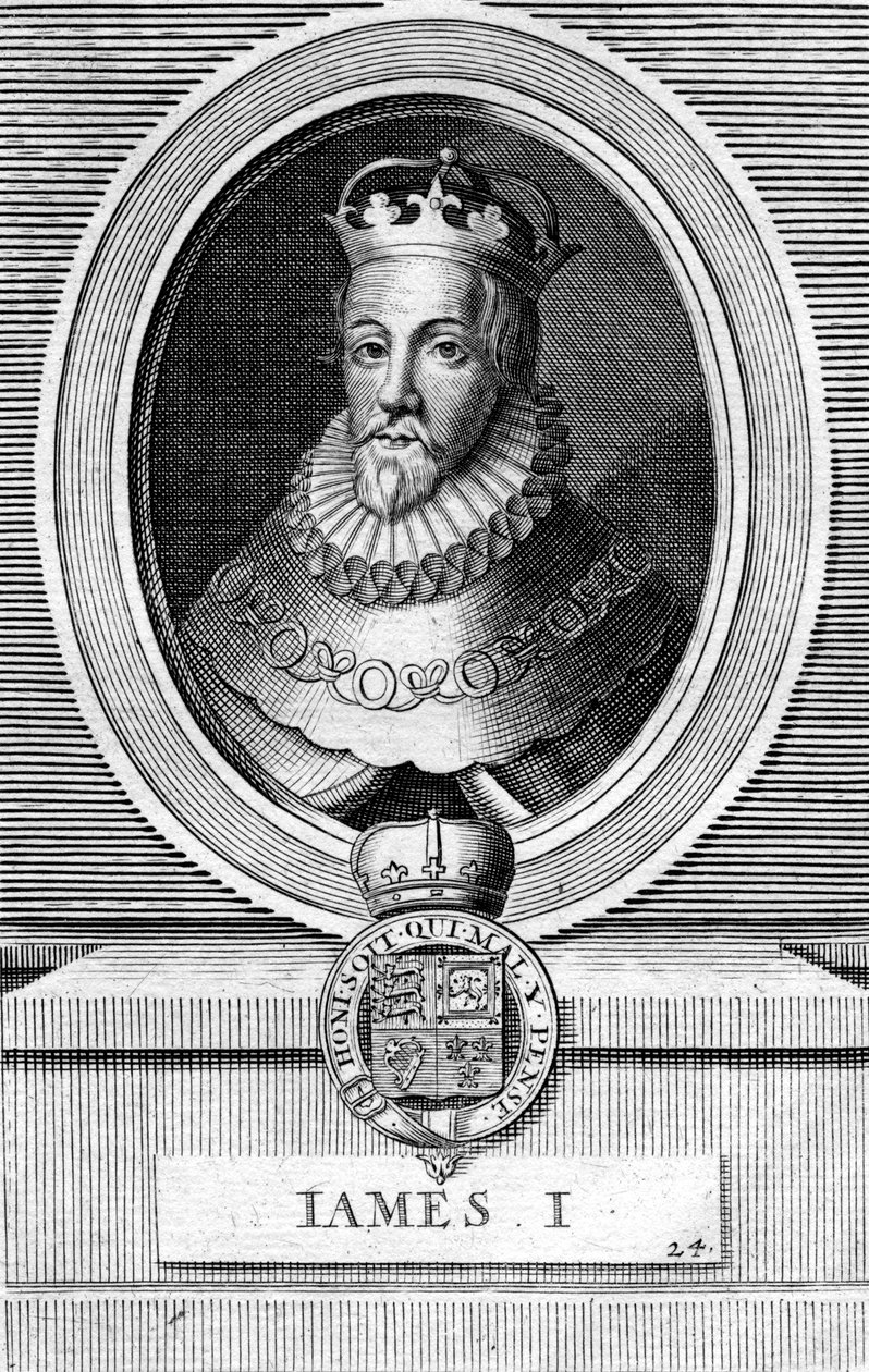 James I van Engeland door Unbekannt
