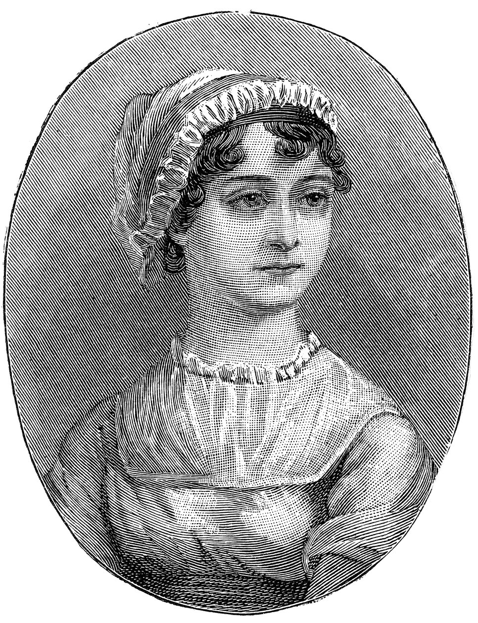 Jane Austen 1775-1817, Engelse romanschrijfster door Unbekannt