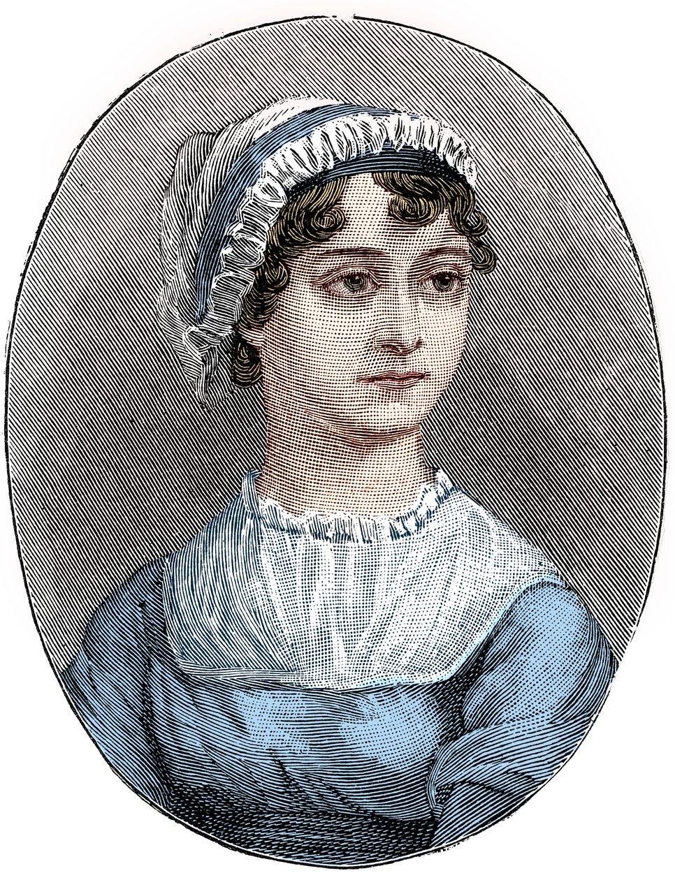 Jane Austen 1775-1817, Engelse romanschrijfster door Unbekannt