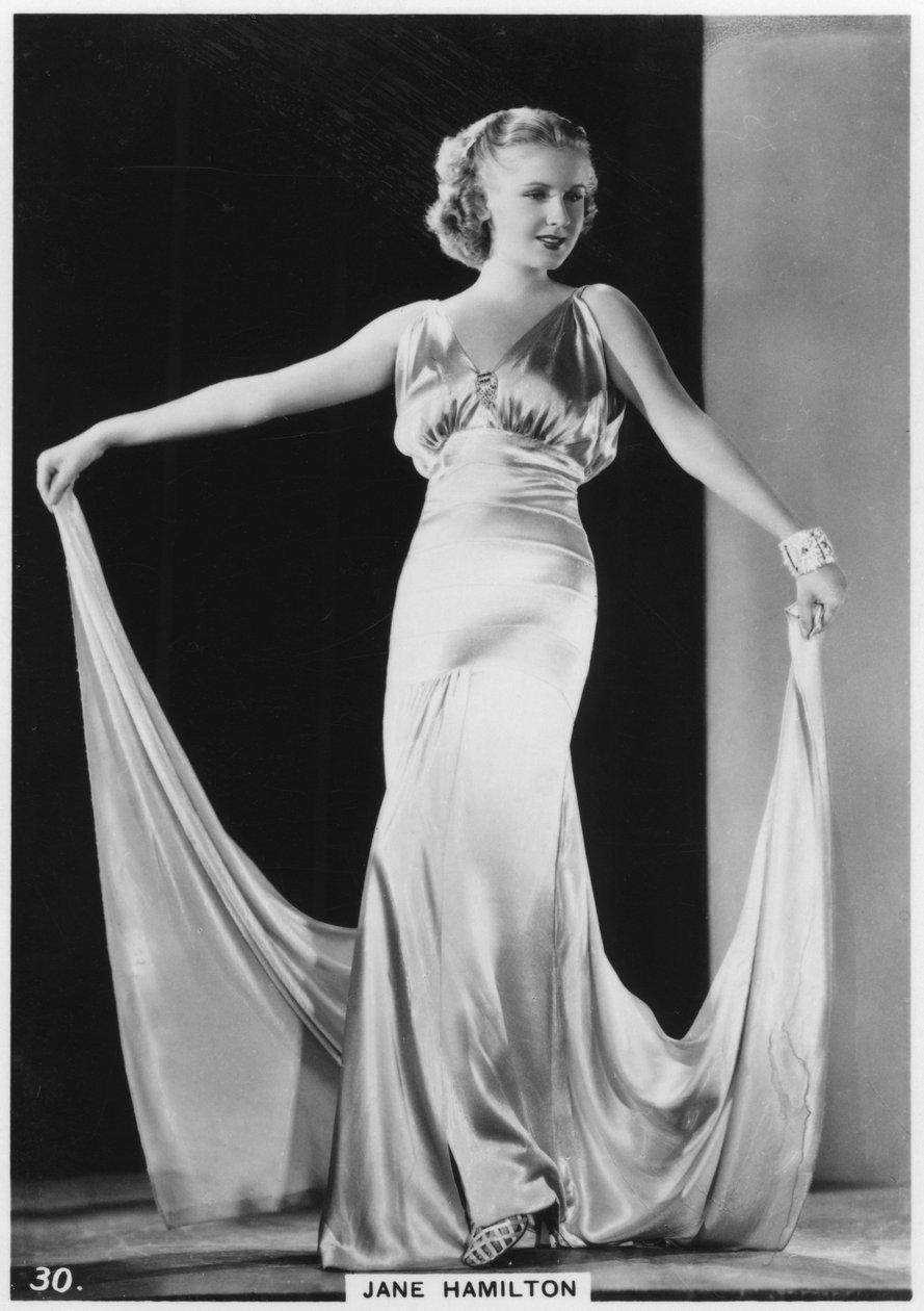 Jane Hamilton, Amerikaanse filmactrice, ca. 1938 door Unbekannt