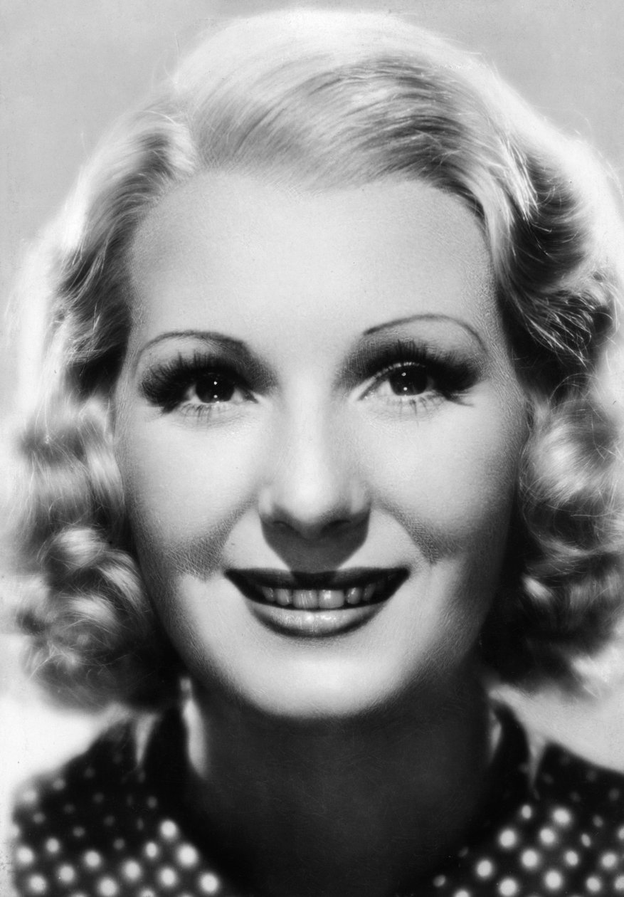Jean Harlow 1911-1937, Amerikaanse actrice, ca. 1930s-1940s door Unbekannt