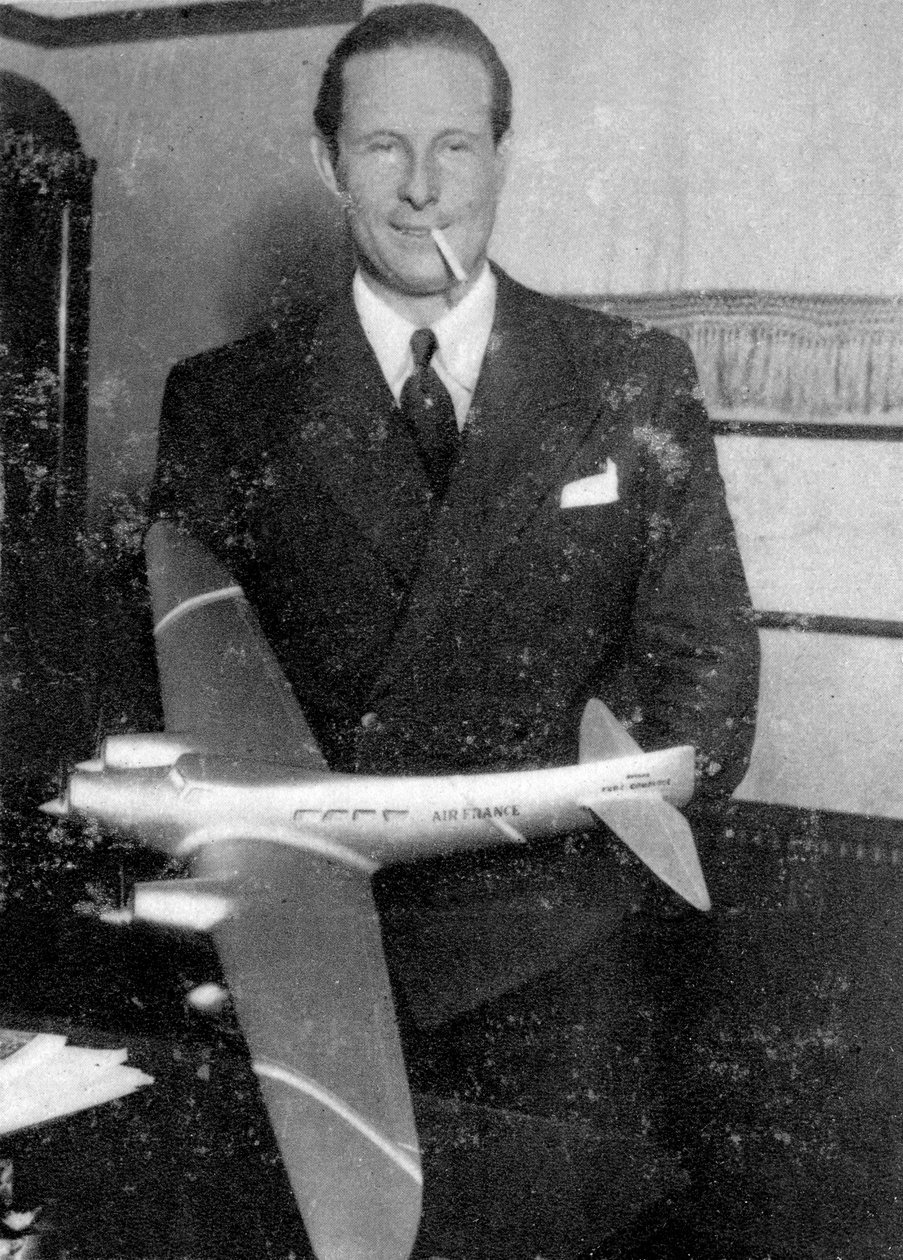 Jean Mermoz, Franse piloot, 1935 door Unbekannt