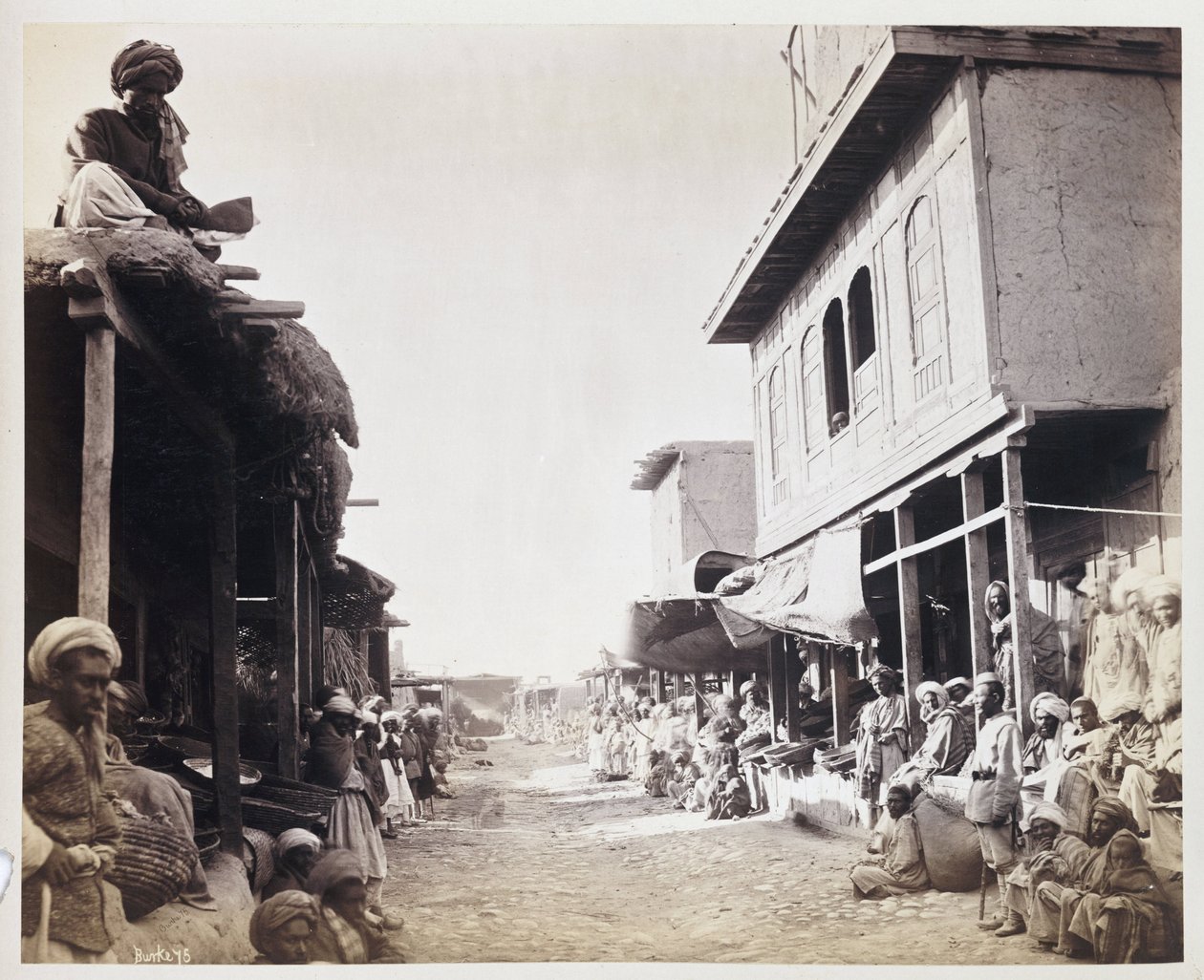 Jellallabad, Hoofdstraat, circa 1878 door Unbekannt