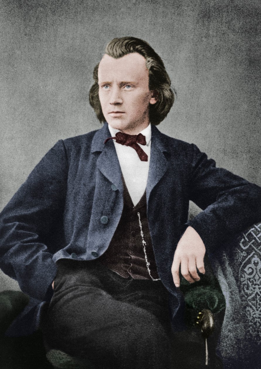 Johannes Brahms, Duitse componist en pianist door Unbekannt