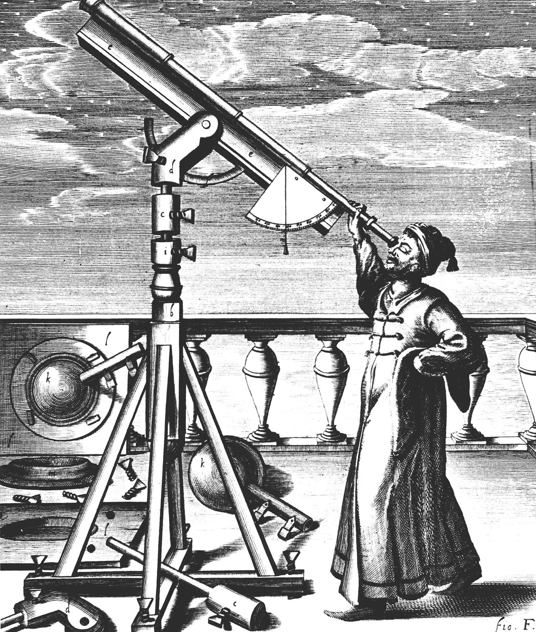 Johannes Hevelius, Duitse astronoom door Unbekannt