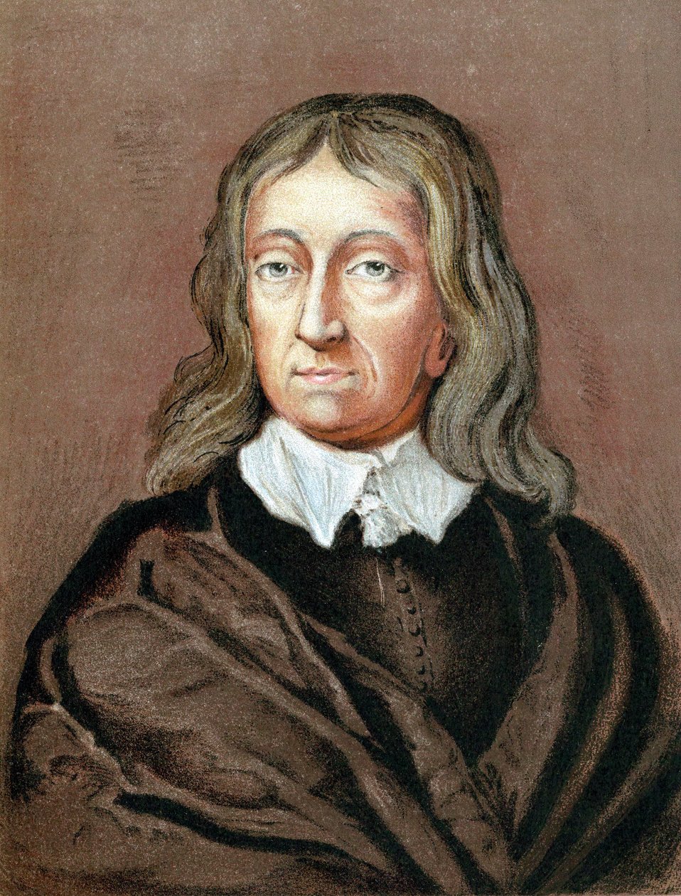 John Milton 1608-1674, Engelse dichter, ca. 1645-1674 door Unbekannt
