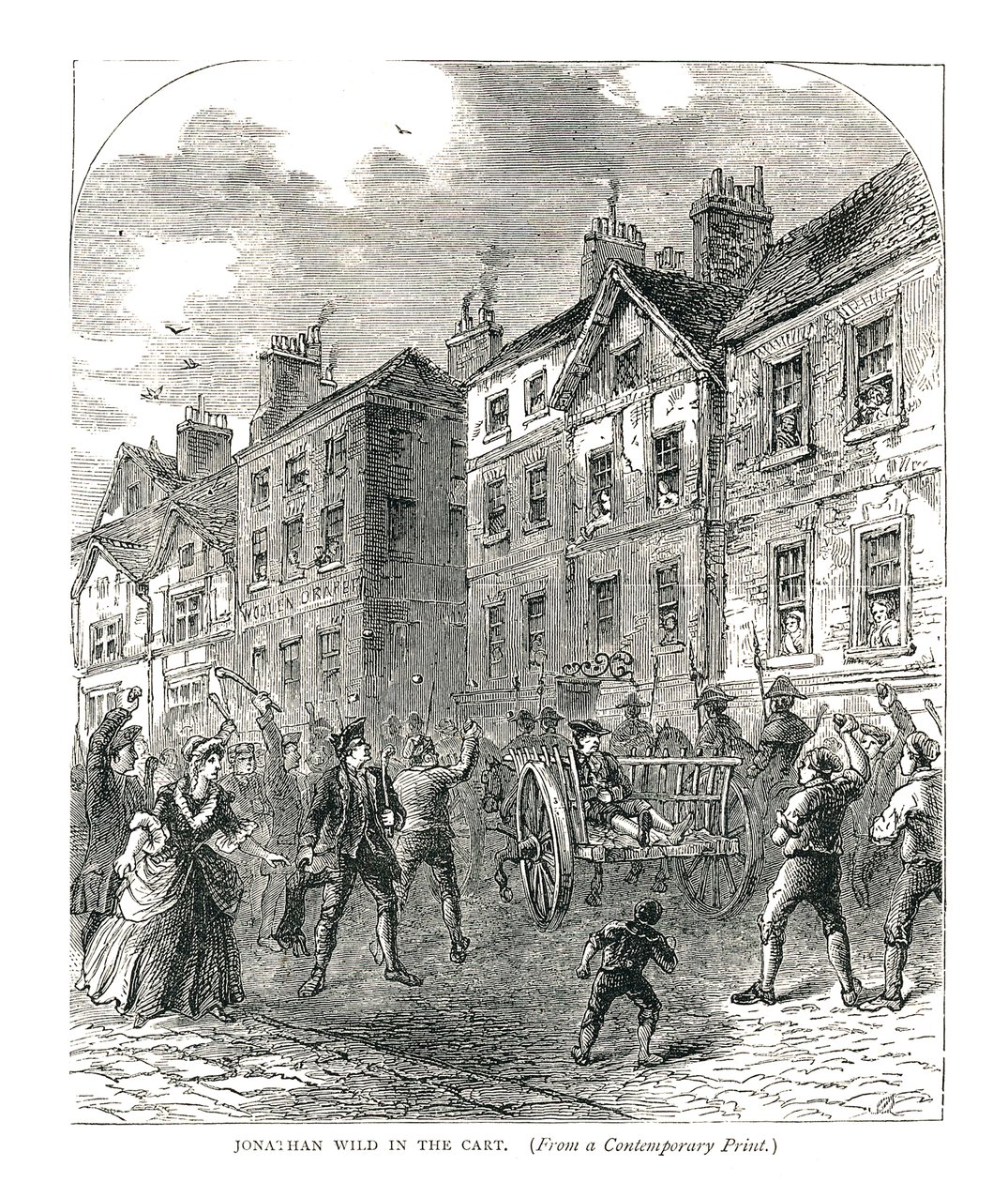 Jonathan Wild in de Kar, 1878 door Unbekannt