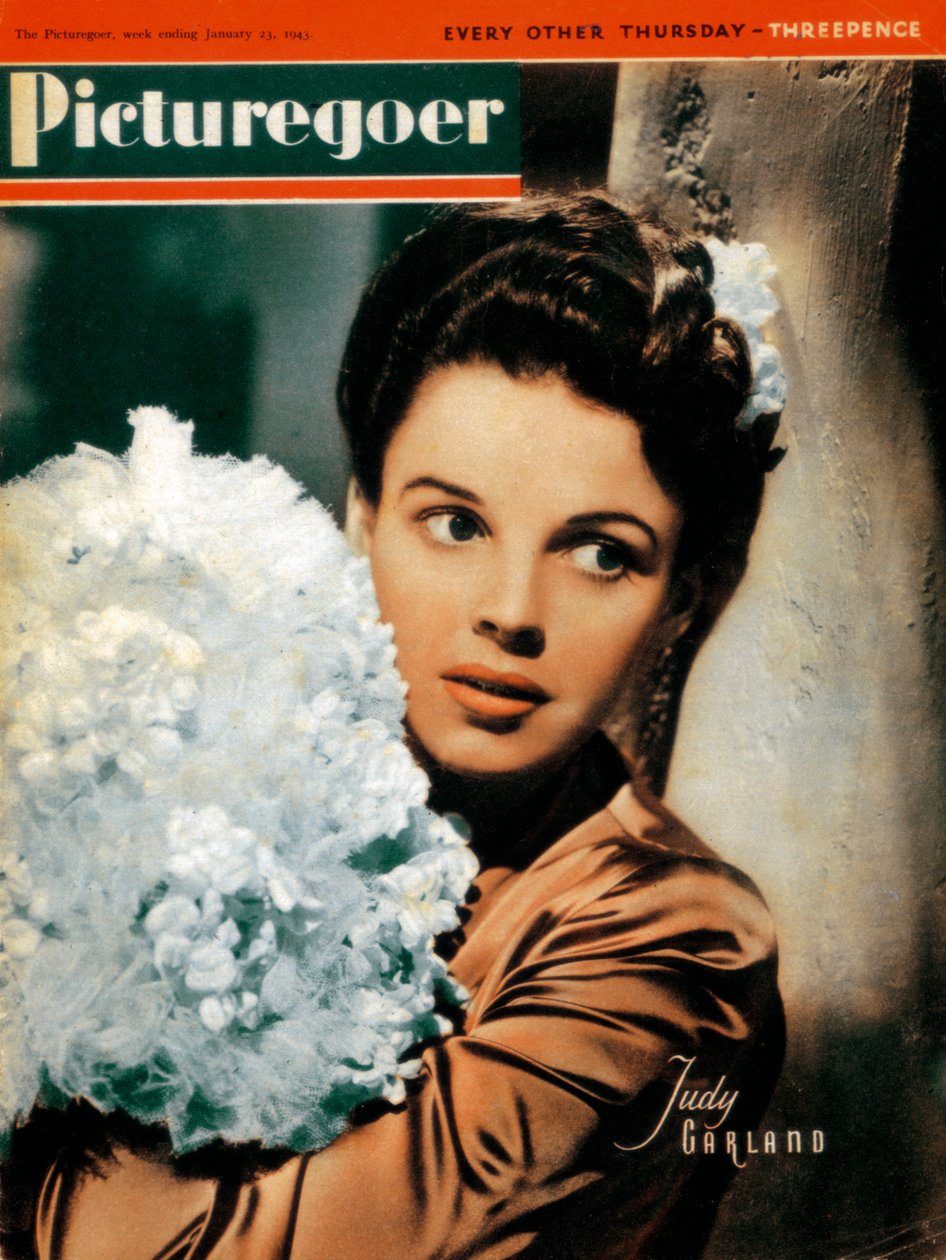 Judy Garland 1922-1969, Amerikaanse actrice en zangeres, 1943 door Unbekannt