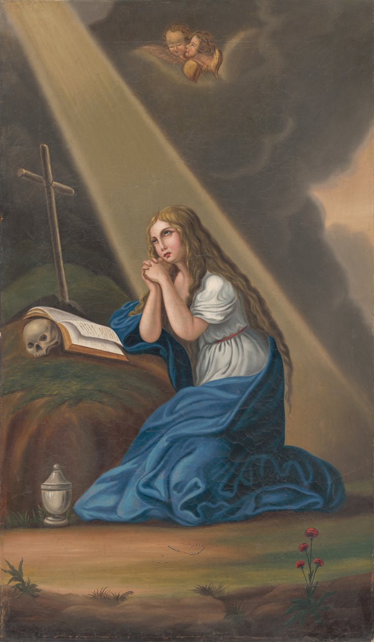 Berouwvolle Maria Magdalena door Unbekannt