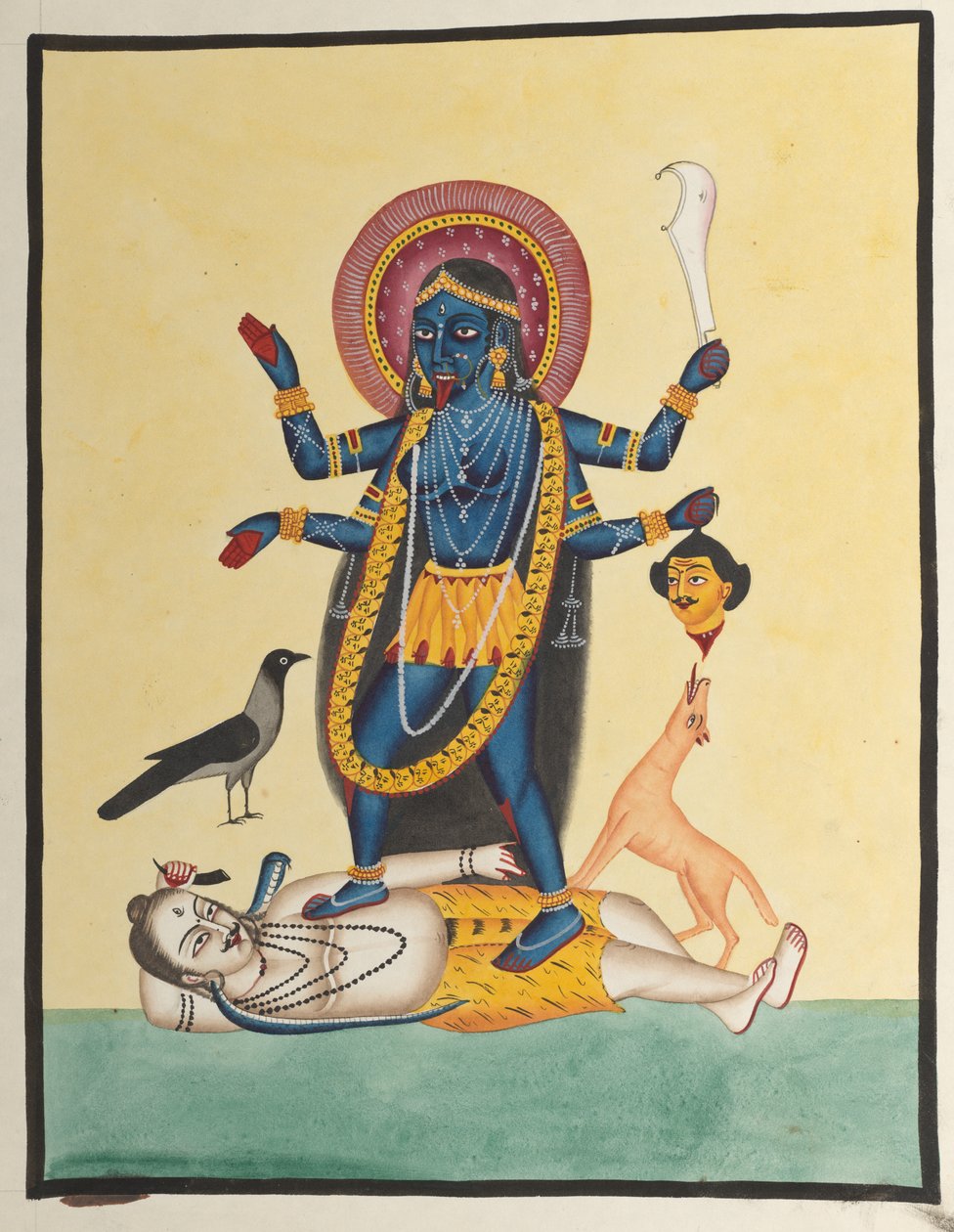 Kali, 1800s door Unbekannt
