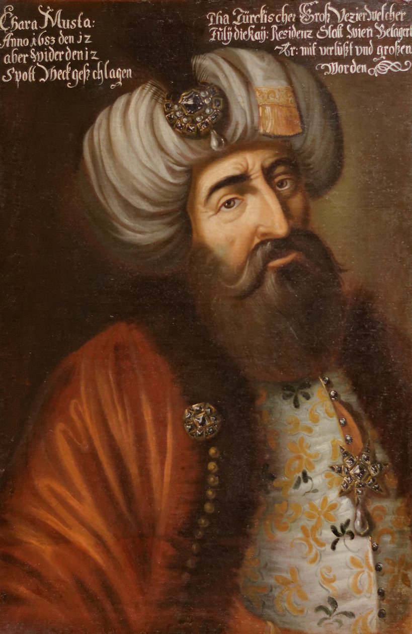 Kara Mustafa Pasha, Ottomaanse Grootvizier, ca 1683 door Unbekannt