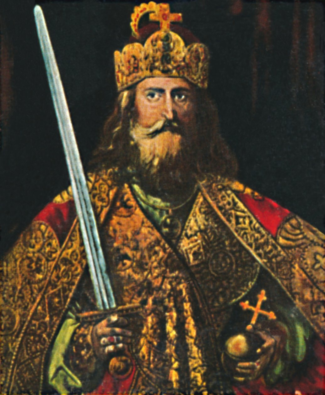 Karel de Grote, 742-814, 1934 door Unbekannt