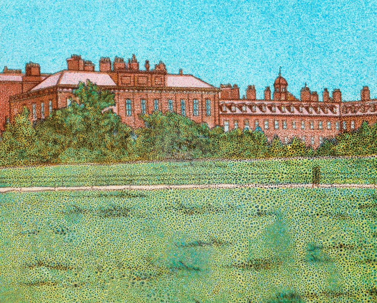 Kensington Palace, ca. 1902 door Unbekannt