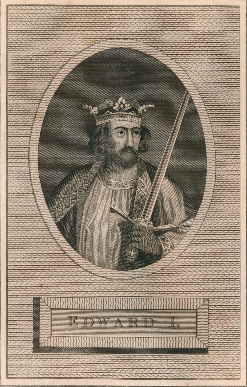Koning Edward I, 1793 door Unbekannt