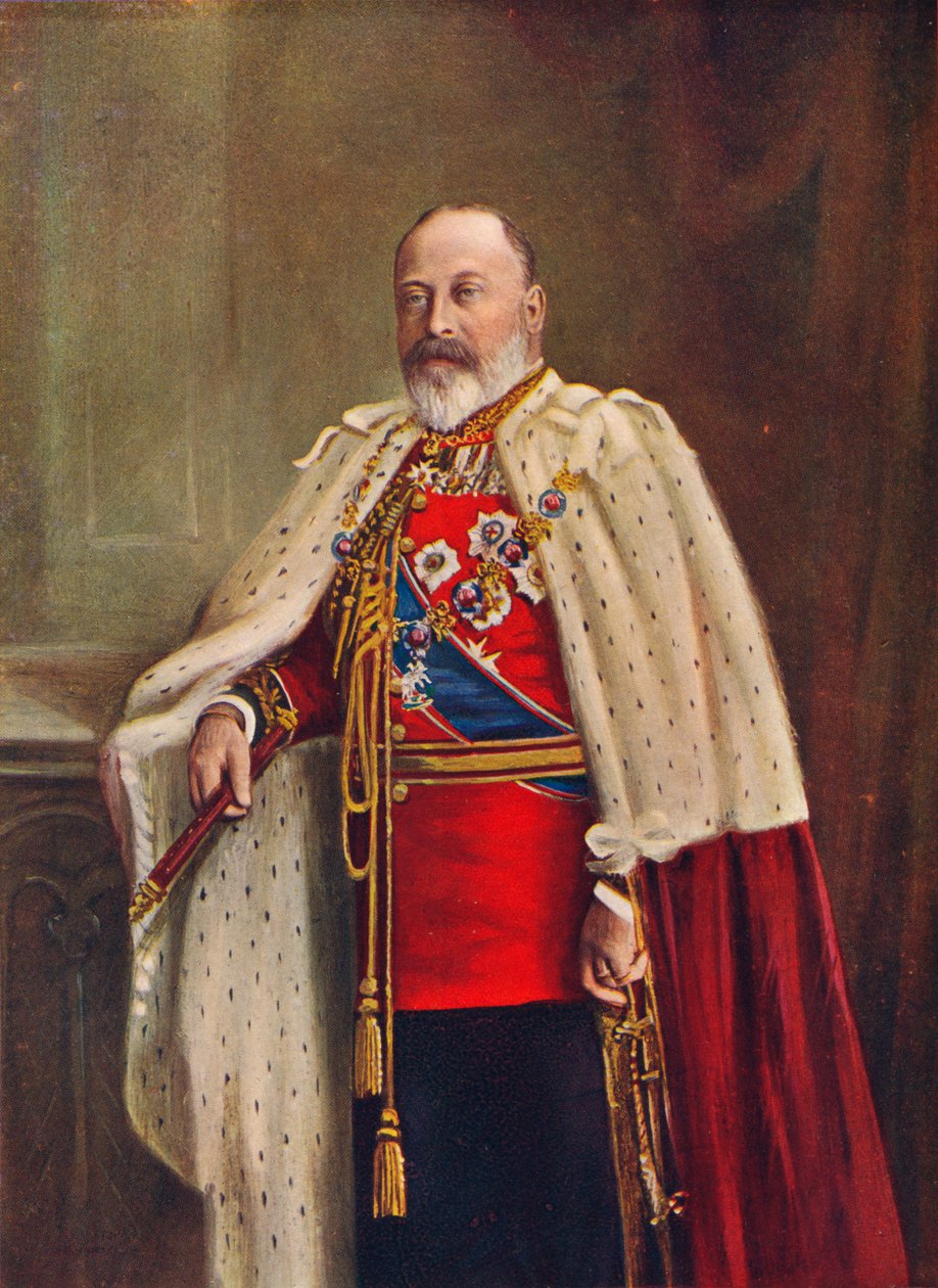 Koning Edward VII door Unbekannt