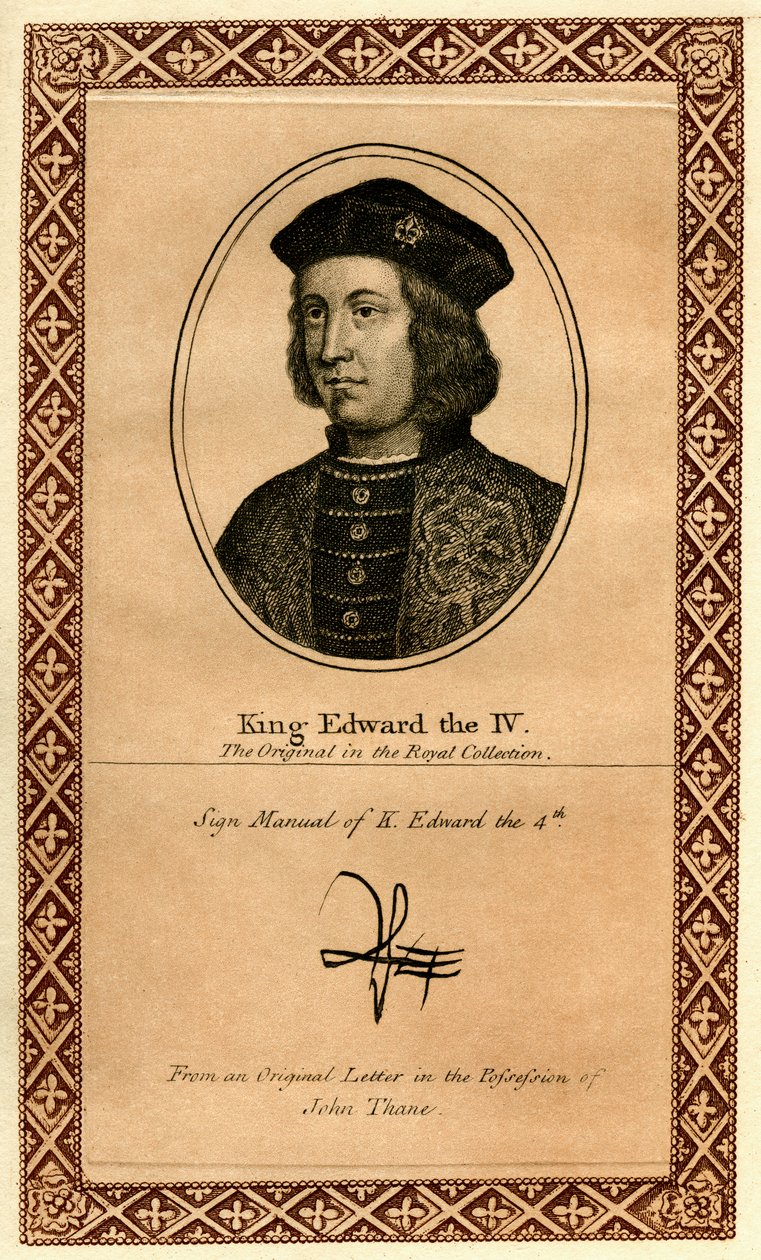 Koning Edward IV van Engeland door Unbekannt