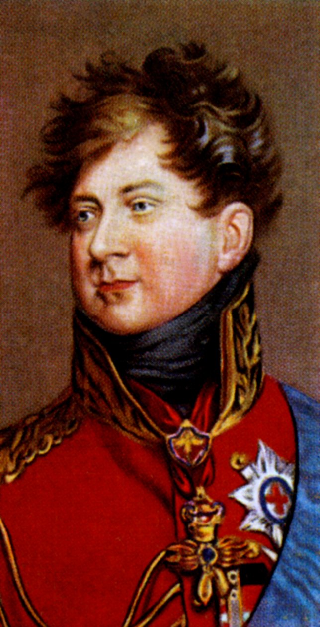Koning George IV door Unbekannt