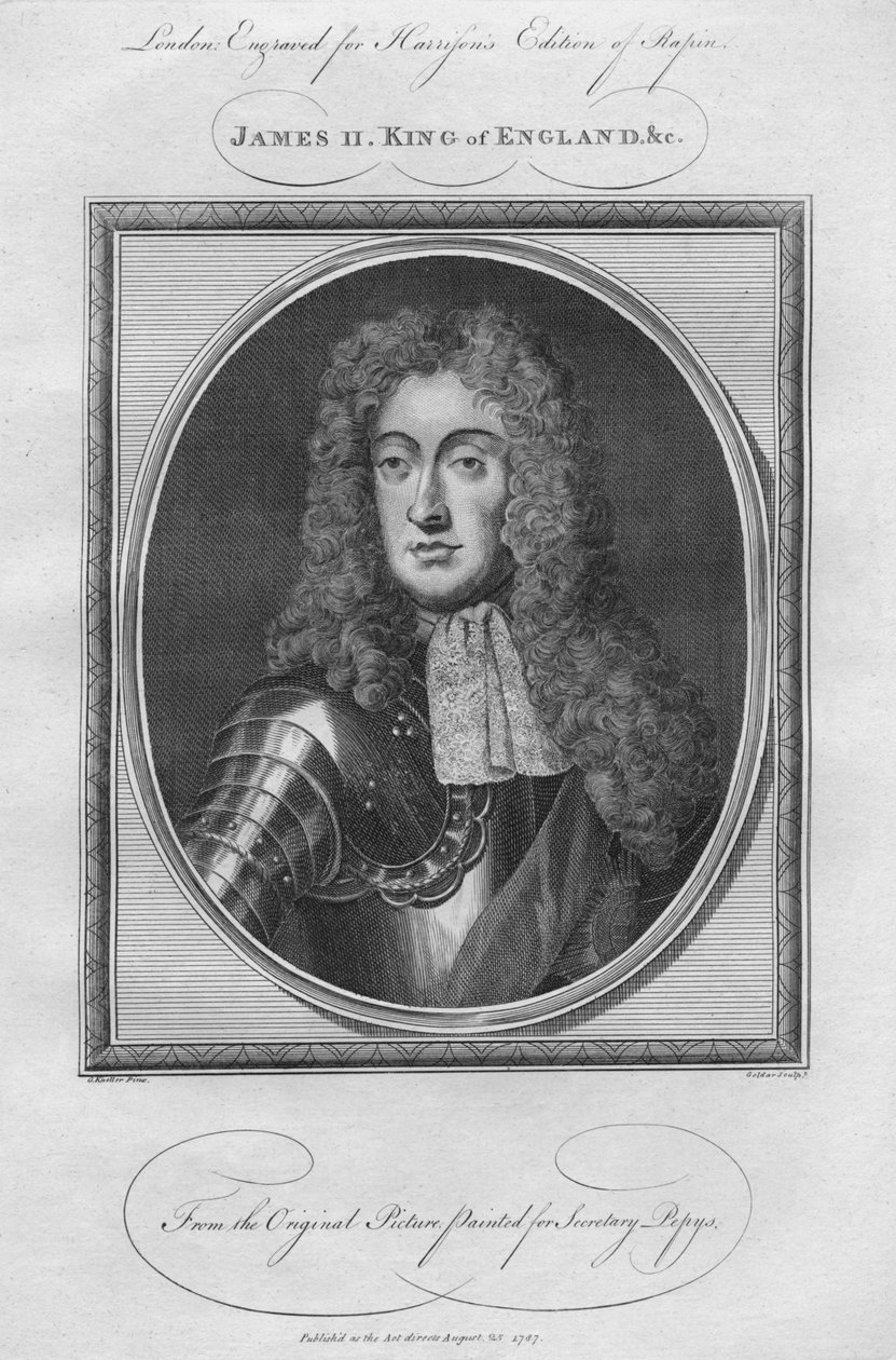 Koning James II, 1787 door Unbekannt