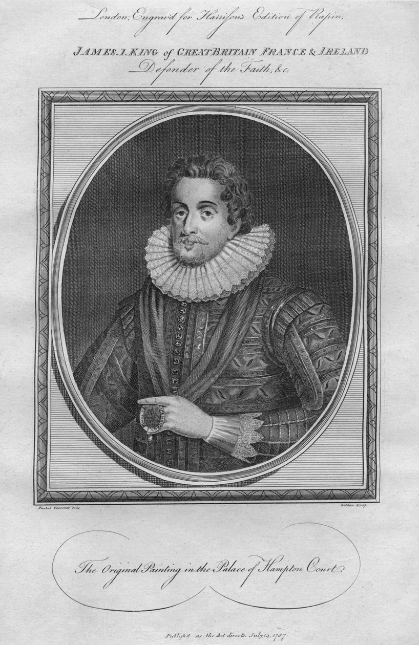 Koning James I, 1787 door Unbekannt