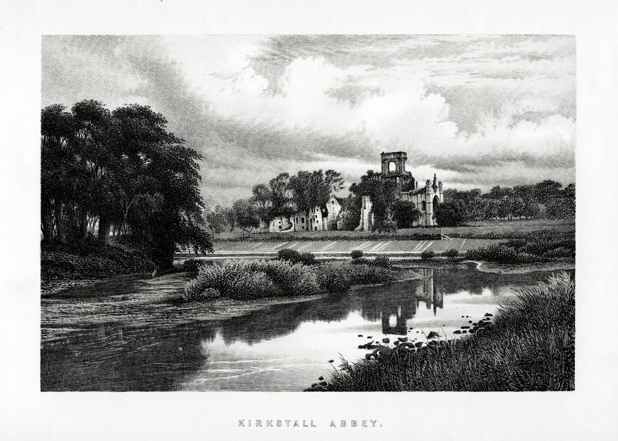 Kirkstall Abbey, Leeds, Yorkshire, 1896 door Unbekannt
