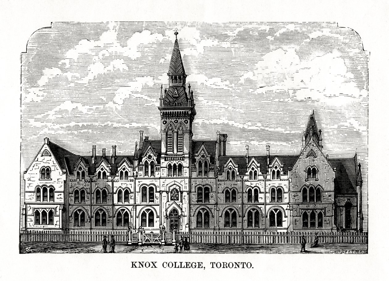 Knox College, Toronto, Ontario, Canada, 19e eeuw door Unbekannt