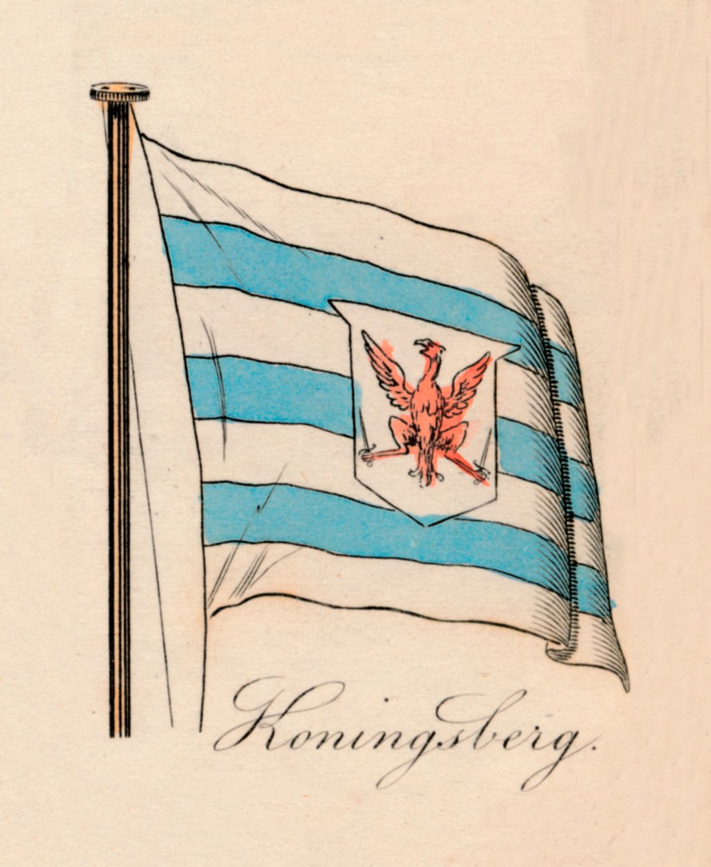 Koningsberg, 1838 door Unbekannt