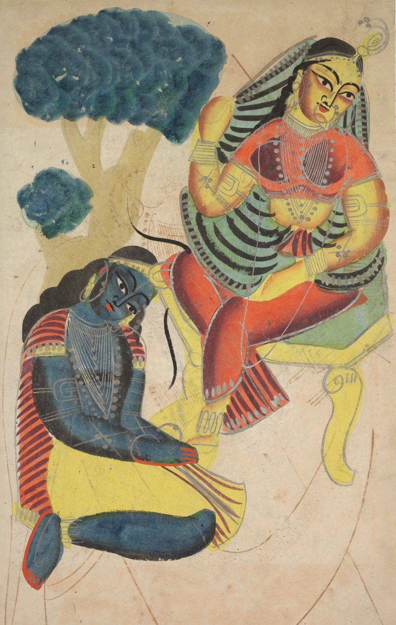 Krishna die Radha