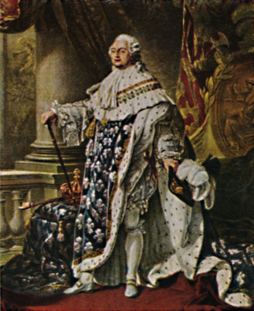 Koning Lodewijk XIV van Frankrijk 1638-1715 door Unbekannt
