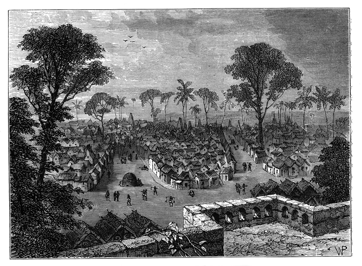 Kumasi, Ashanti, Goudkust, West-Afrika, c1890 door Unbekannt