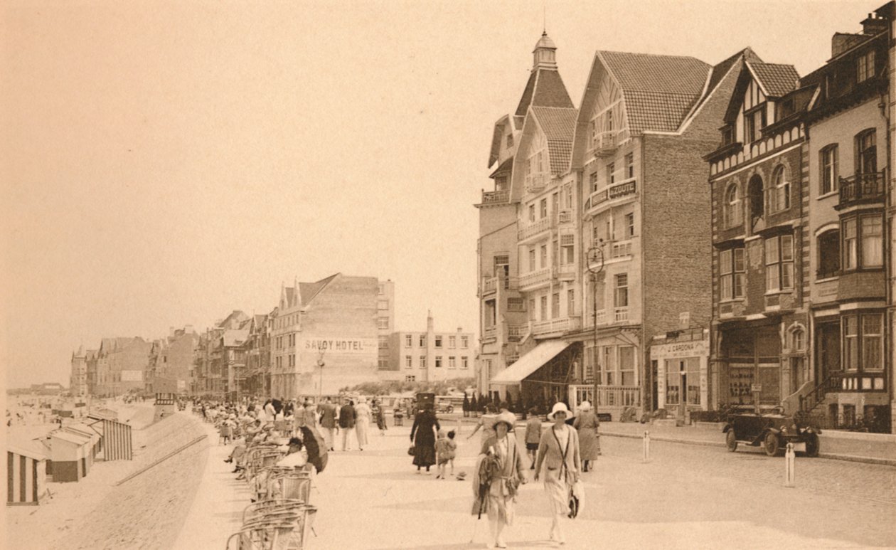 La Digue, De Promenade, ca. 1900 door Unbekannt