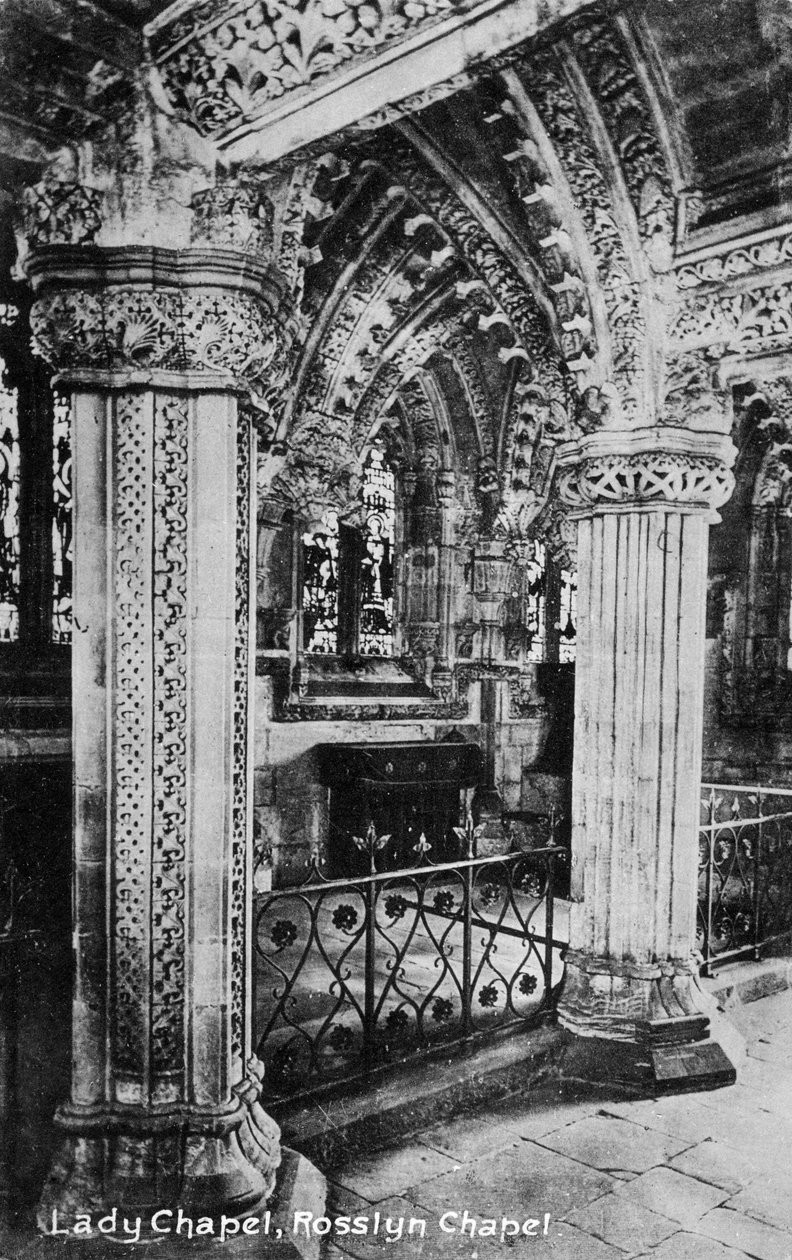 Lady Chapel, Rosslyn Chapel, Midlothian, Schotland, 20e eeuw door Unbekannt
