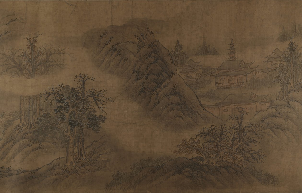 Landschap door Unbekannt