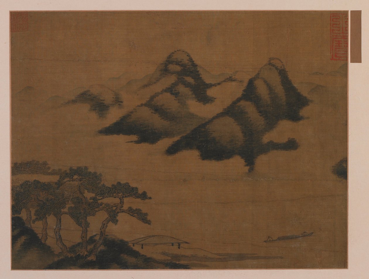 Landschap, Ming-dynastie, 1319-1644 door Unbekannt
