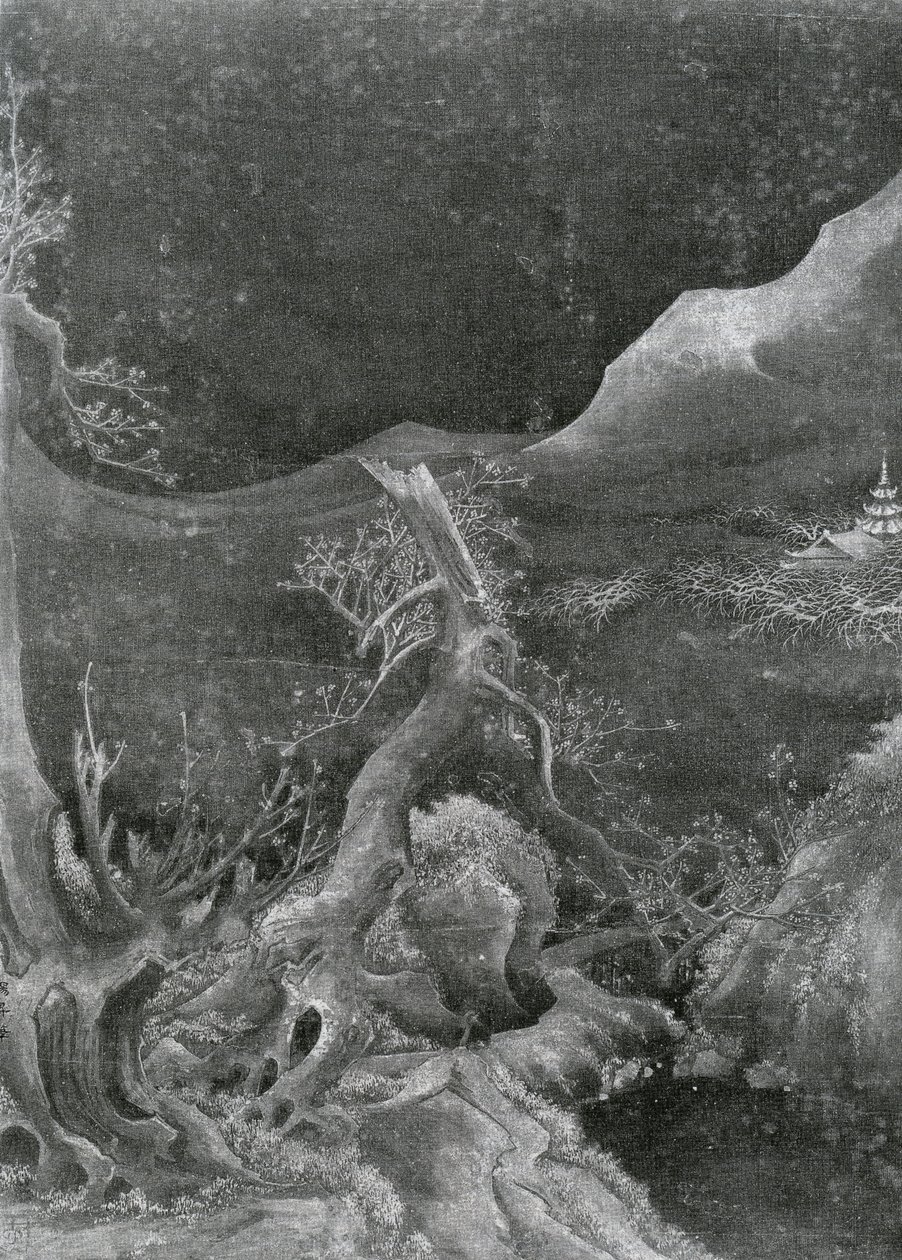 Landschap in de Tang-stijl door Unbekannt