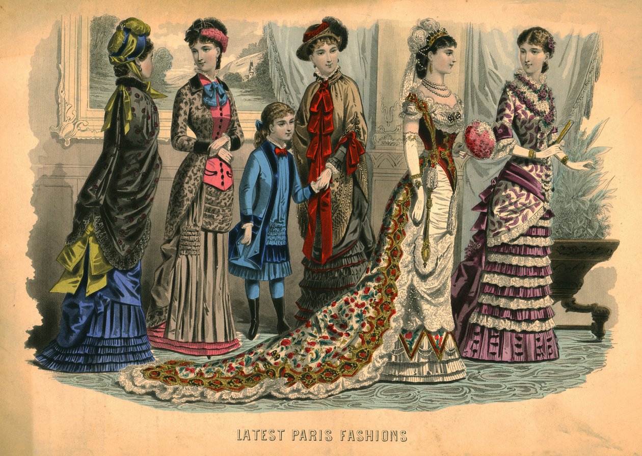 Laatste Parijse Mode, 1881 door Unbekannt