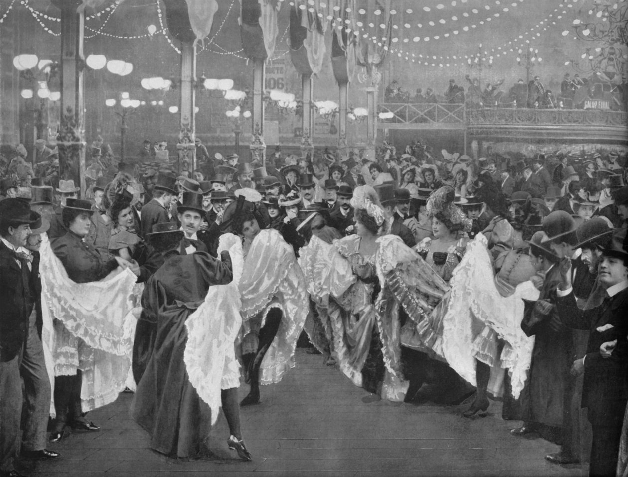 Le Bal Du Moulin-Rouge, 1900 door Unbekannt