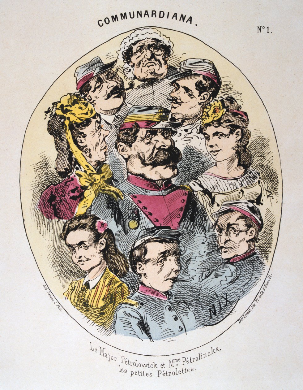 Les Beaux Jours de la Commune, 1871 door Unbekannt